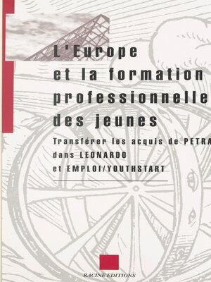 cover image of L'Europe et la formation professionnelle des jeunes